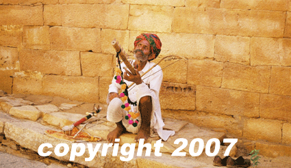 jaisalmer - mendiant musicien