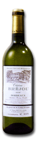 Bouteille de vin blanc